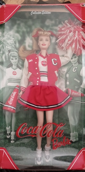 coca cola cheerleader barbie doll value